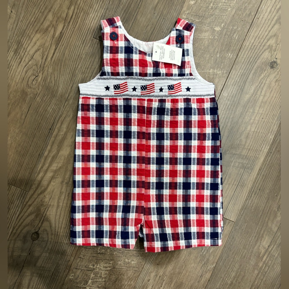 24 months romper/jon Jon for baby boys: Fourth of July or Memorial Day